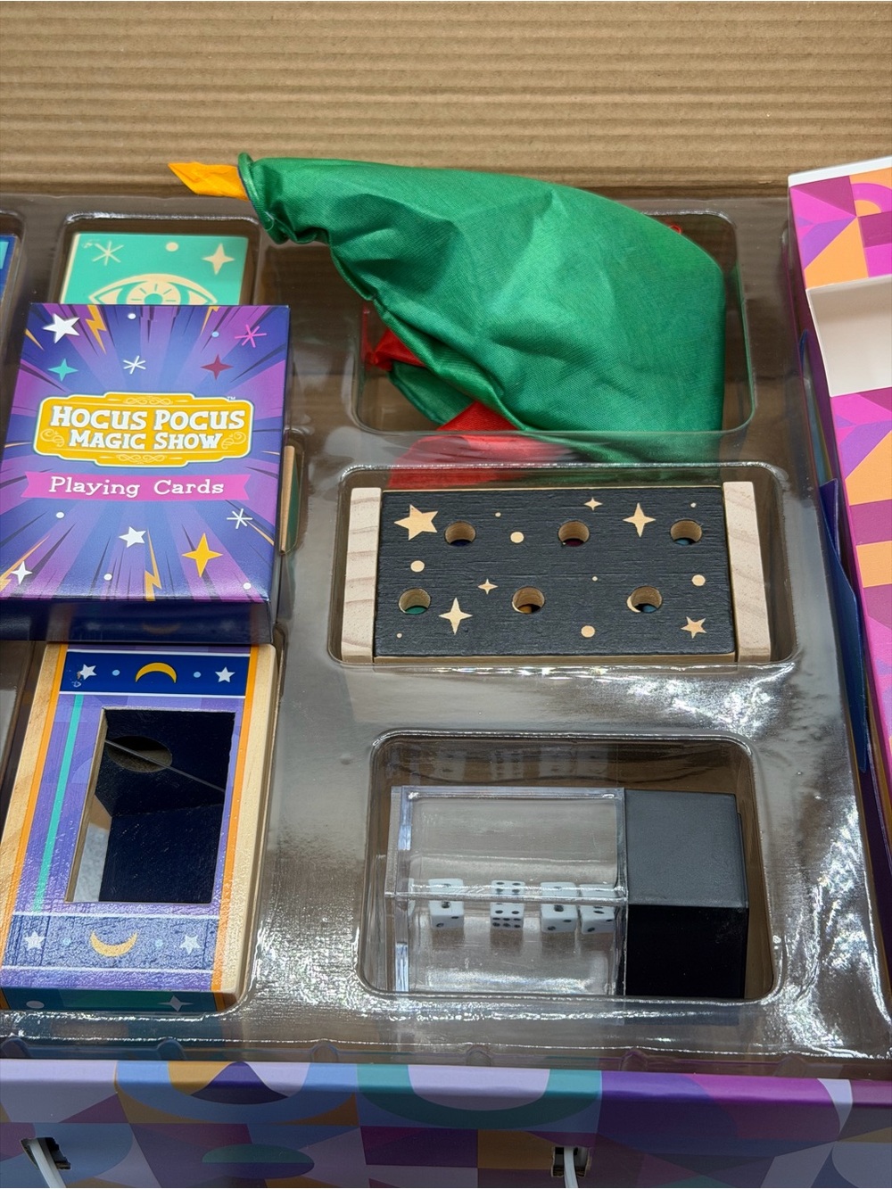 MindWare Hocus Pocus Wooden Magic Show Magician Kit - Brand New Open Box - Picture 13 of 16